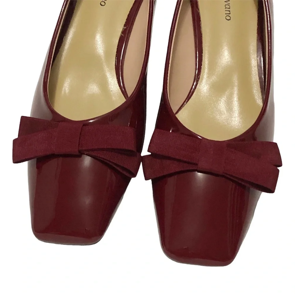 NIB C. Paravano Patent Leather Block Heel Pumps - Picture 5 of 15